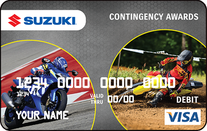 2015 Suzuki Contingency Card