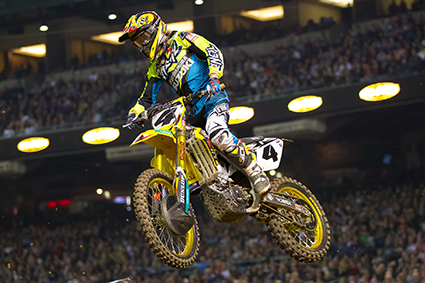 Blake Baggett Phoenix Supercross Yoshimura Suzuki Factory Racing